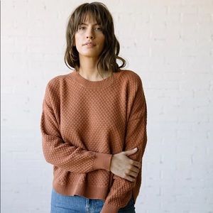 Small Tradlands Jude Pullover in Sepia